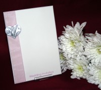 Photograph of the Swirl Wedding Invite