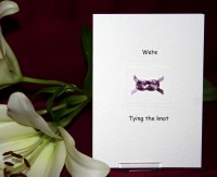 Photograph of the Tying the Knot Evening Invite