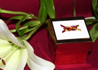 Photograph of the Tying the Knot Favour Box