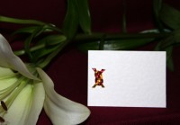 Photograph of the Tying the Knot Place Card