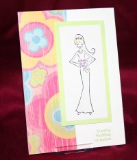 Photograph of the Retro Evening Invite