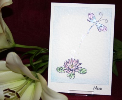 Photograph of the Lilly Menu