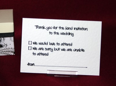Photograph of the Noir Rsvp
