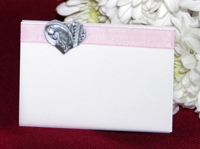 Photograph of the Swirl Place Card