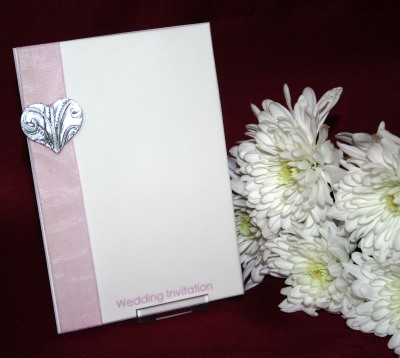Photograph of the Swirl Wedding Invite