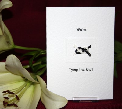 Photograph of the Tying the Knot Thank You