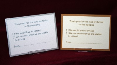 Photograph of the Bride and Groom Rsvp