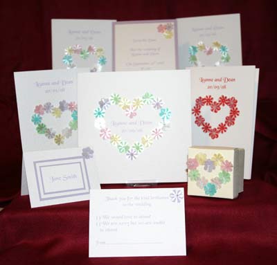 Photograph of the Floral Heart Collection